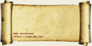 Anđela Hamović vizit kartica